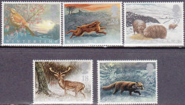1992-Gran Bretagna (MNH=**) S.5v."inverno"catalogo Euro 6 - Unused Stamps