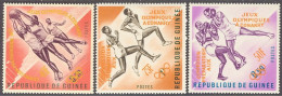 1964-Guinea (MNH=**) S.3v."commissione Preparatoria Per I Giochi Olimpici A Cona - Guinée (1958-...)