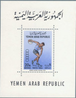 1964-Yemen (MNH=**) Repub.Araba Foglietto 20b."Olimpiadi Di Tokyo" - Yemen