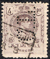 Madrid - Perforado - Edi O 279 - "C.L." Grande (Banco) - Oblitérés