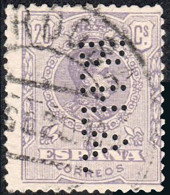 Madrid - Perforado - Edi O 290 - "B.H.A" Pequeño (Banco) - Used Stamps