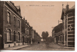 Carte Postale Ancienne Seclin - Avenue Du 14 Juillet - Seclin