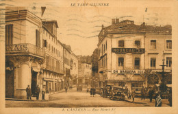 CPA-CASTRES - La Rue Heuri IV - Animation Commerces - Edit Café Lafayette N°4* 2 Scans* - Castres