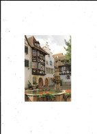 CARTE POSTALE 68 EGUISHEIM FONTAINE CLASSEE MONUMENT HISTORIQUE - Sonstige & Ohne Zuordnung