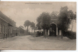 Carte Postale Ancienne Steenvoorde - Route De Dunkerque - Steenvoorde