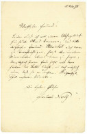 Kunst Malerei Romantik Friedrich Nerly (1807-1878) Maler Autograph Venedig 1878 Venezia - Erfinder Und Wissenschaftler