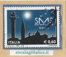 USATI ITALIA 2009 - Ref.1127 "PROGETTO SMS VENICE" 1 Val. - - 2001-10: Afgestempeld