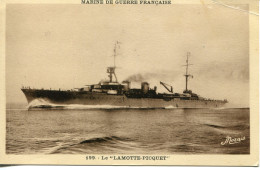 CPA -  LE "LAMOTTTE-PICQUET" - MARINE DE GUERRE FRANCAISE - Warships