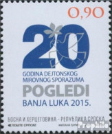 Bosnien - Serbische Republ. 665 (kompl.Ausg.) Postfrisch 2015 Abkommen Von Dayton - Bosnie-Herzegovine