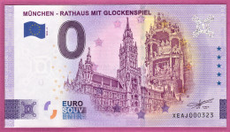 0-Euro XEAJ 2022-2 MÜNCHEN - RATHAUS MIT GLOCKENSPIEL - Essais Privés / Non-officiels