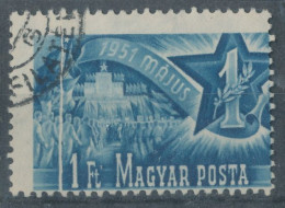 1951. 1th Of May (II.) 1Ft Stamp - Misprint - Variétés Et Curiosités