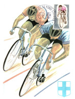 FRANCE /   CARTE CHAMPIONAT DU MONDE CYCLISTE SUR PISTE A MARSEILLE LE 27/07/1972 - Cyclisme