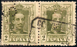 Madrid - Perforado - Edi O 310 Pareja - "P.S." (Patronato Social Buenas Lecturas) - Used Stamps