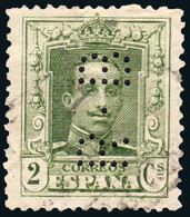 Madrid - Perforado - Edi O 310 - "R.B." (Fco. Alambre) - Used Stamps