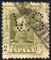 Madrid - Perforado - Edi O 310 - "V.S." (Librería) - Used Stamps