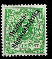 1898  Michel DR-SWA 6 Stamp Number DR-SWA 8 Yvert Et Tellier DR-SWA 8 X MH - Deutsch-Südwestafrika
