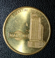 Jeton Publicitaire Belge "Martini Center" Place Rogier à Bruxelles - Belgique - Monedas/ De Necesidad