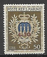 REPUBBLICA SAN MARINO 1946  PRO OPERE ASSISTENZA  SASS. 297 MNH XF - Unused Stamps