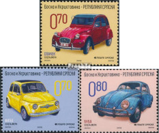 Bosnien - Serbische Republ. 483-485 (kompl.Ausg.) Postfrisch 2009 Oldtimer Automobile - Bosnie-Herzegovine