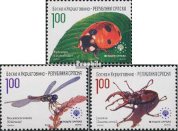 Bosnien - Serbische Republ. 474-476 (kompl.Ausg.) Postfrisch 2009 Insekten - Bosnie-Herzegovine