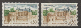 FRANCE : N° 1390 ** Et Oblitéré (Château D'Amboise) - PRIX FIXE - - Unused Stamps