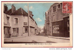 CPA 77 BRAY SUR SEINE Rue Du PONT - Bray Sur Seine