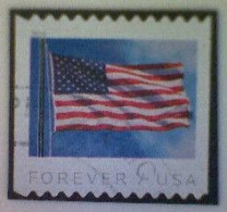 United States, Scott #5343, Used(o) Coil, 2019, Flag Definitive, (55¢) - Oblitérés