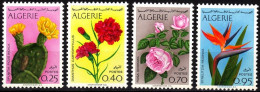 ALGERIA 1969 Flowers. Rose Pink Cactus Orchid. Complete, MNH - Rozen