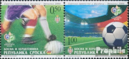 Bosnien - Serbische Republ. 369-370 Paar (kompl.Ausg.) Postfrisch 2006 Fußball WM - Bosnien-Herzegowina