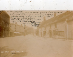 SOMERSET  HIGH STREET CASTLE CARY  ( CARTE PHOTO ) - Other & Unclassified