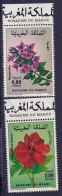 MAROC - Flore, Bougainvillier, Hibiscus - Y&T N° 988-989- 1985 - MNH - Morocco (1956-...)