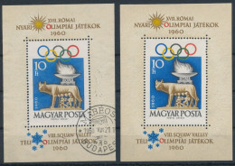 1960. Olympics (I.) - Rome Winter Olympics (I.) - Squaw Valley - Block - Misprint - Errors, Freaks & Oddities (EFO)