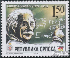 Bosnien - Serbische Republ. 297 (kompl.Ausg.) Postfrisch 2004 Albert Einstein - Bosnie-Herzegovine