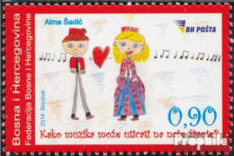 Bosnien-Herzegowina 656 (kompl.Ausg.) Postfrisch 2014 Wie Musik Unser Leben Beeinflussen - Bosnie-Herzegovine