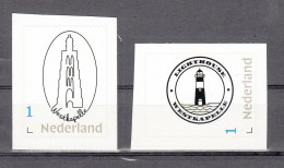 Vuurtorens, Lighthouse, Nederland 2024 Rolzegels, Westkapelle 2x - Leuchttürme