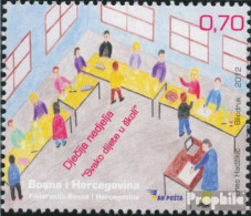 Bosnien-Herzegowina 608 (kompl.Ausg.) Postfrisch 2012 Schulbildung Für Jedes Kind - Bosnie-Herzegovine