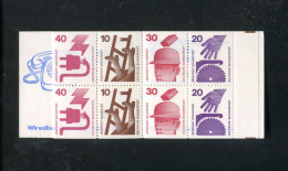 "BUNDESREPUBLIK DEUTSCHLAND" 1974, Markenheftchen Mi. 20cI OZ ** (A1181) - 1971-2000