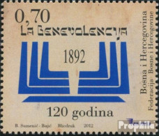 Bosnien-Herzegowina 605 (kompl.Ausg.) Postfrisch 2012 Hilfswerk La Benevolencija - Bosnie-Herzegovine