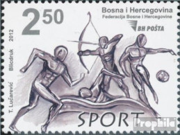 Bosnien-Herzegowina 604 (kompl.Ausg.) Postfrisch 2012 Olympische Sommerspiele - Bosnie-Herzegovine