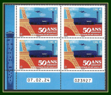 Coin Daté ** MNH 50 Ans Aéroport Paris Charles De Gaulle 2024 (international) - 2020-…