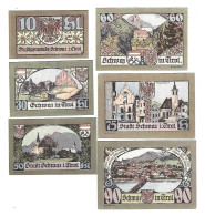 **Austria Notgeld Schwaz Serie Compleet 983f  Cat Val 6 Euro - Autriche