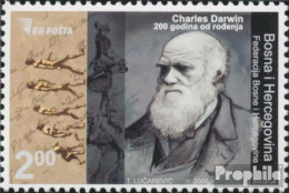 Bosnien-Herzegowina 543 (kompl.Ausg.) Postfrisch 2009 Charles Darwin - Bosnien-Herzegowina