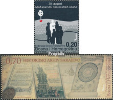 Bosnien-Herzegowina 540,545 (kompl.Ausg.) Postfrisch 2009 Vermisste Personen, Archiv Sarajewo - Bosnien-Herzegowina