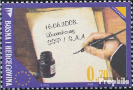 Bosnien-Herzegowina 525 (kompl.Ausg.) Postfrisch 2008 Vertragsunterzeichnung - Bosnien-Herzegowina