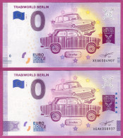 0-Euro XEAK 2020-2 TRABIWORLD BERLIN SET NORMAL+ANNIVERSARY - Essais Privés / Non-officiels