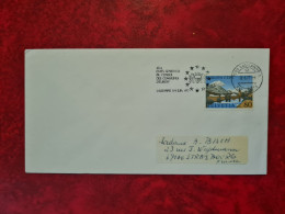 LETTRE   SUISSE  1977 LAUSANNE FLAMM ETATS GENERAUX DU CONSEIL DES COMMUNES D'EUROPE TIMBRE EUROPA - Autres & Non Classés