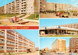 73938591 Lusan_Gera Wohnblocks Kaufhalle - Gera