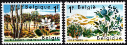 BELGIUM 1967 FLORA: Nature Protection. Flowers Views. Complete Set, MNH - Milieubescherming & Klimaat