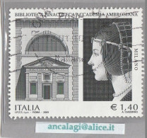 USATI ITALIA 2009 - Ref.1134 "BIBLIOTECA AMBROSIANA" 1 Val. - - 2001-10: Oblitérés