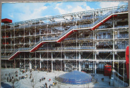 FRANCE PARIS GEORGES POMPIDOU CENTER BUILDING KARTE CARD POSTCARD ANSICHTSKARTE CARTE POSTALE CARTOLINA POSTKARTE - Other & Unclassified